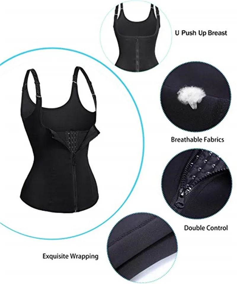 Femme Sweat Waist Trainer Vest Slimming Corset