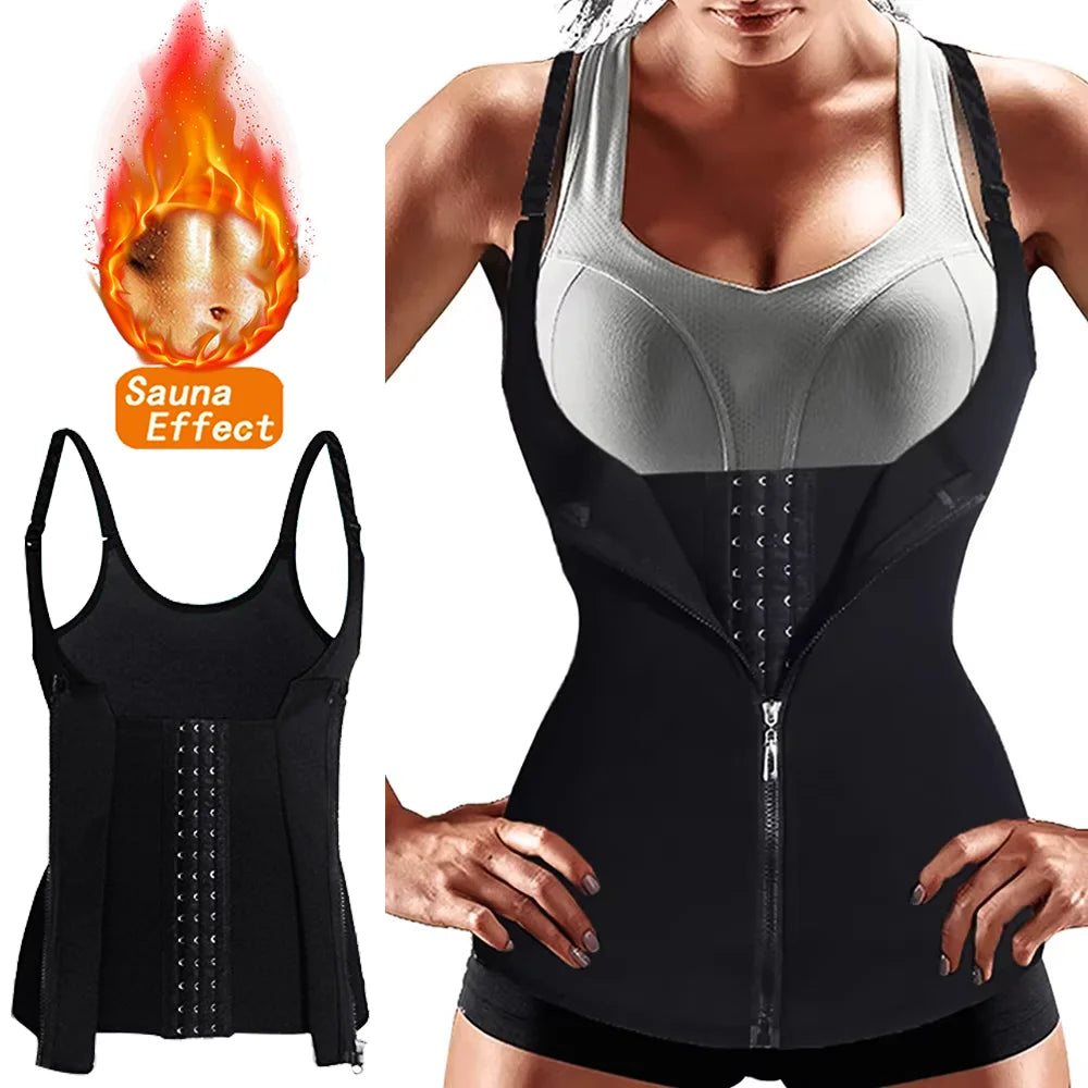 Femme Sweat Waist Trainer Vest Slimming Corset